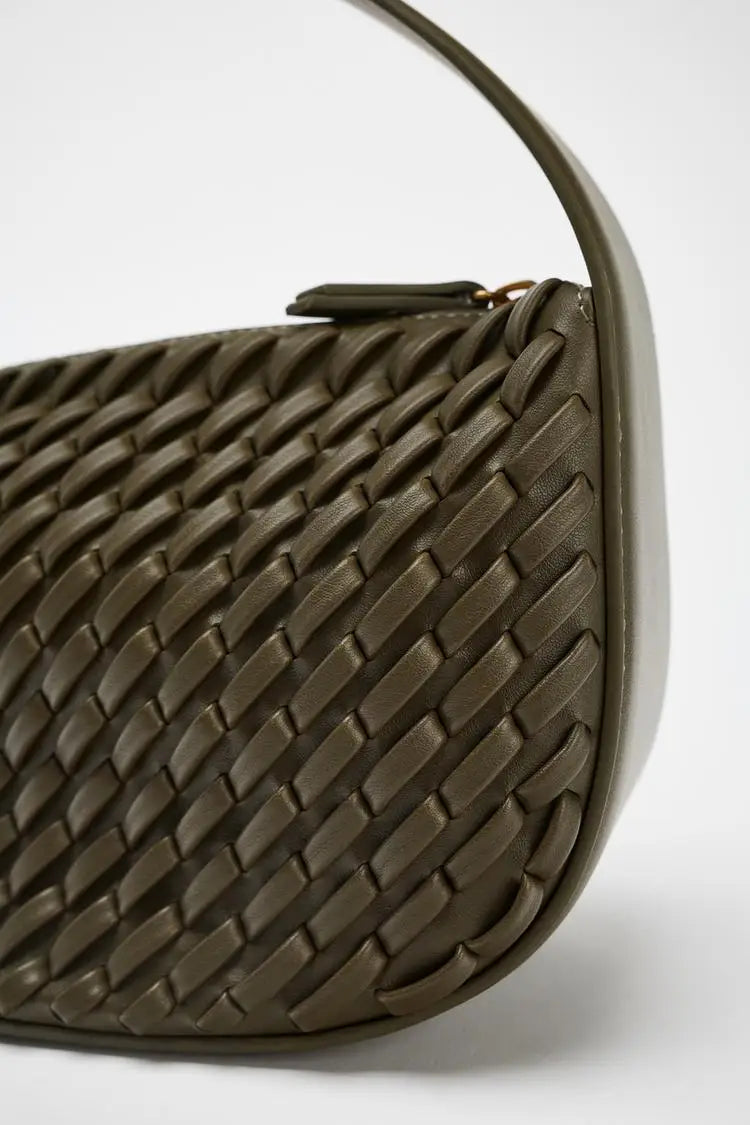 Simple Hobo Solid Green Stylish Shoulder Bag